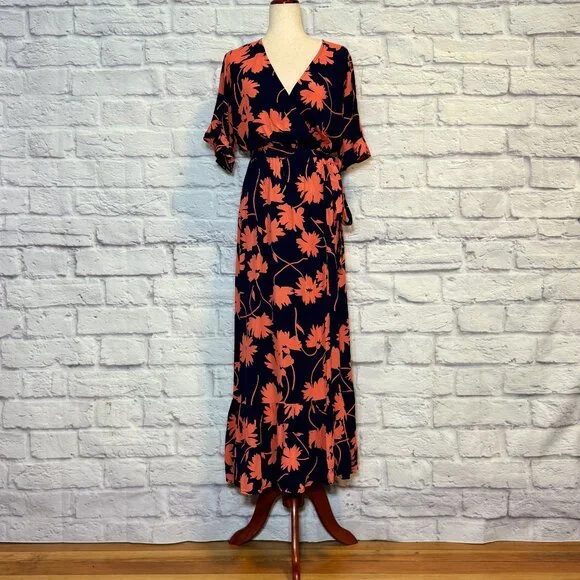 Lucy Love | Dresses | Lulus Lucy Love Enchanted Navy Blue Coral Floral Faux Wrap Dress | Poshmark Lucy Love | Dresses | Lulus Lucy Love Enchanted Navy Blue Coral Floral Faux Wrap Dress | Poshmark